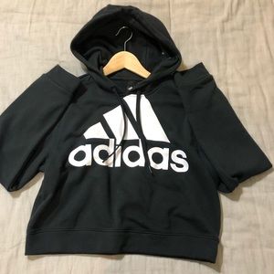 Adidas crop hoodie